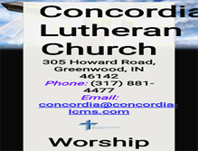 Tablet Screenshot of concordia-lcms.com